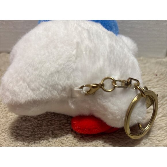 Hello Kitty Keychain Plush With Red Bow & Blue Dress 4.5” - Picture 5 of 7